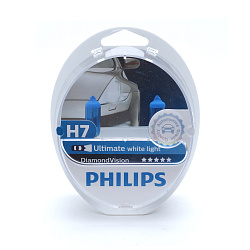 Лампа галогеновая Philips H7 12V 55W Diamond Vision