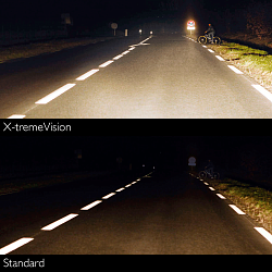 Лампа галогеновая Philips H1 12V 55W P14.5s X-treme Vision+130% - фото 3