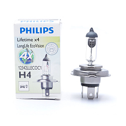 H4 12V 60/55W P43t LongLife EcoVision